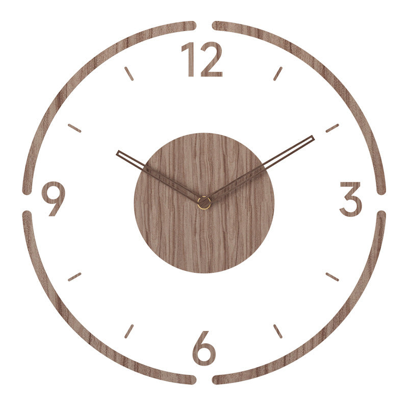 Orologio da parete minimalista in legno – stile scandinavo, 30 cm