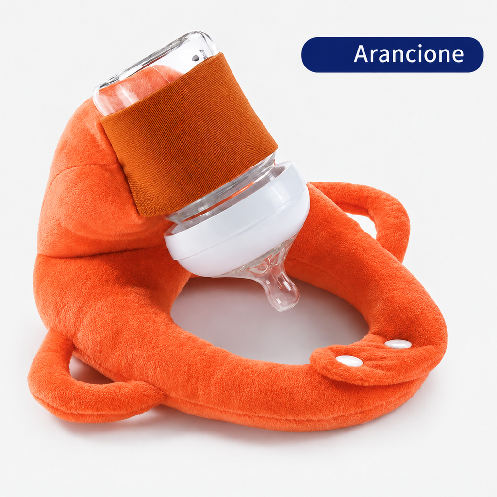 Cuscino Porta-Biberon Mani Libere per Neonati – Supporto Auto-Alimentazione