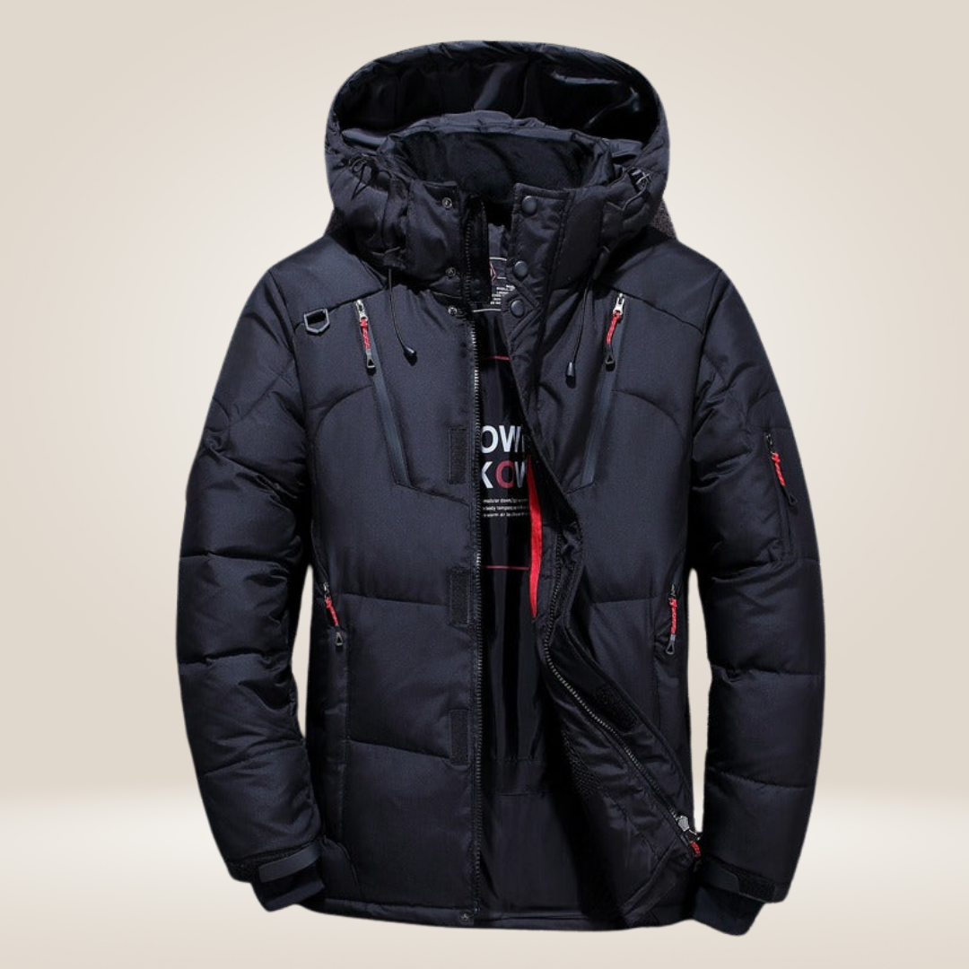 Parka invernale da uomo Nordfall – trapuntata, con pile, antivento e impermeabile