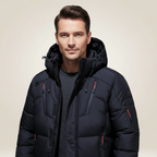 Parka invernale da uomo Nordfall – trapuntata, con pile, antivento e impermeabile
