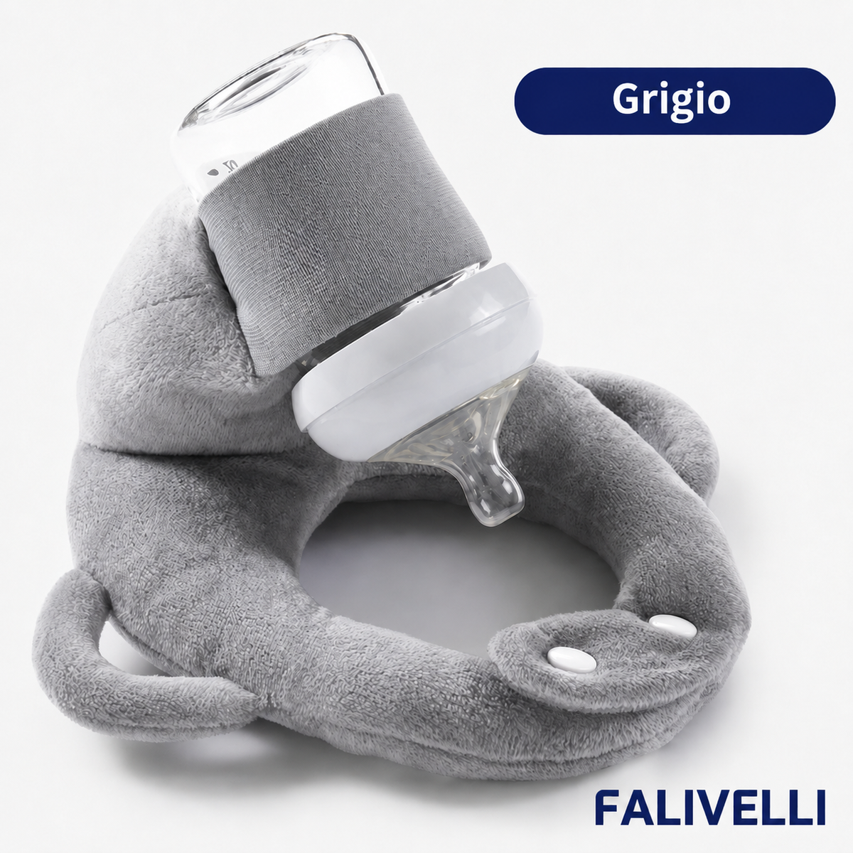 Cuscino Porta-Biberon Mani Libere per Neonati – Supporto Auto-Alimentazione