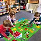 Pannello Sensoriale in Feltro Fattoria Montessori – StoryFelt™