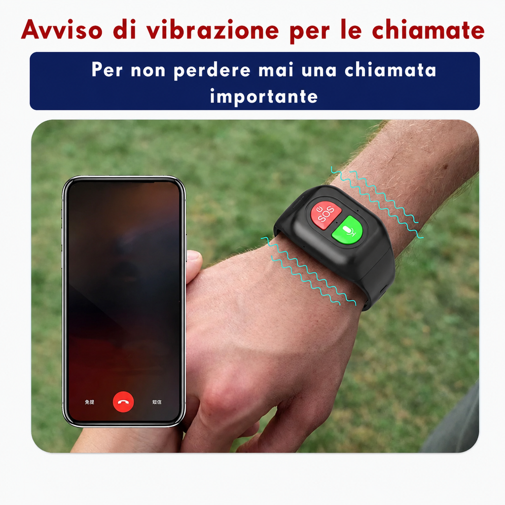 Smartwatch GPS 4G per Anziani – SOS, Salute e Sicurezza Sempre con Te