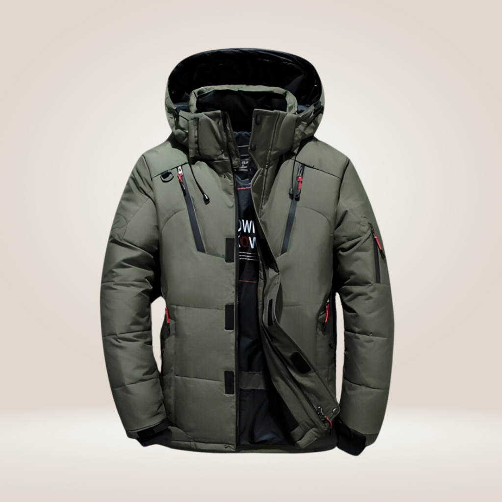 Parka invernale da uomo Nordfall – trapuntata, con pile, antivento e impermeabile