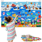 Pannello Sensoriale in Feltro Fattoria Montessori – StoryFelt™