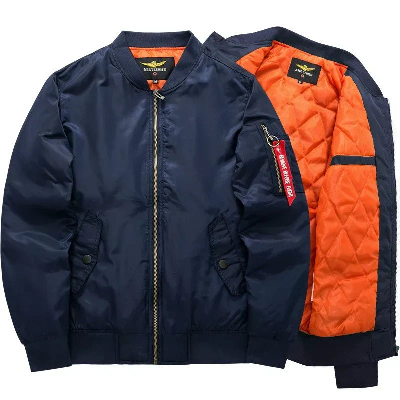 Giacca bomber da uomo con imbottitura trapuntata