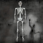 Halloween Deko Lebensgroßes Skelett Figur Kunststoff