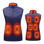 Gilet Riscaldato da Donna Riscaldamento Elettrico per Esterno Inverno