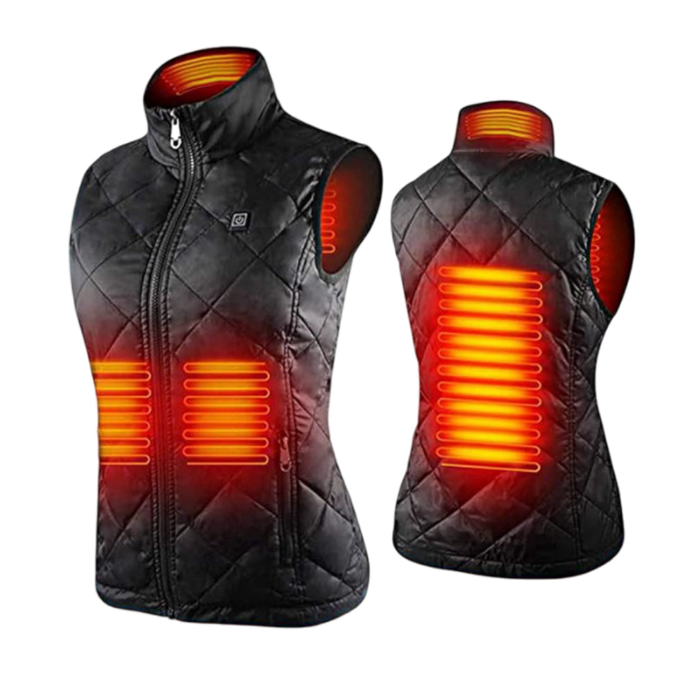 Gilet Riscaldato da Donna Riscaldamento Elettrico per Esterno Inverno