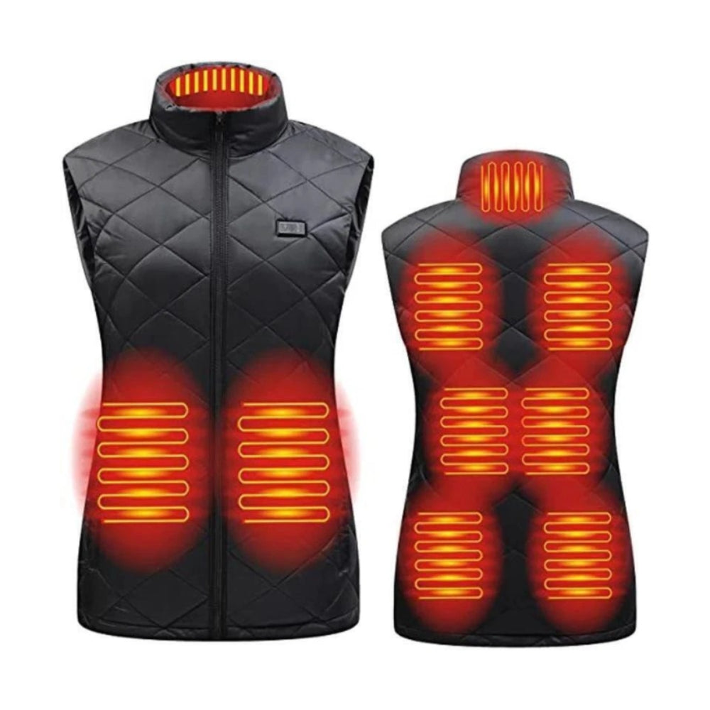 Gilet Riscaldato da Donna Riscaldamento Elettrico per Esterno Inverno