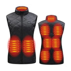Gilet Riscaldato da Donna Riscaldamento Elettrico per Esterno Inverno