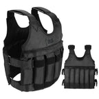 Gilet zavorrato unisex regolabile da allenamento da 50 kg