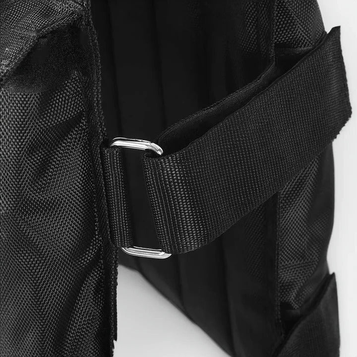 Gilet zavorrato unisex regolabile da allenamento da 50 kg
