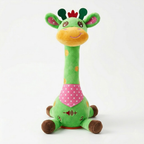 Giocattolo di peluche interattivo Giraffa che canta, compagno musicale per bambini