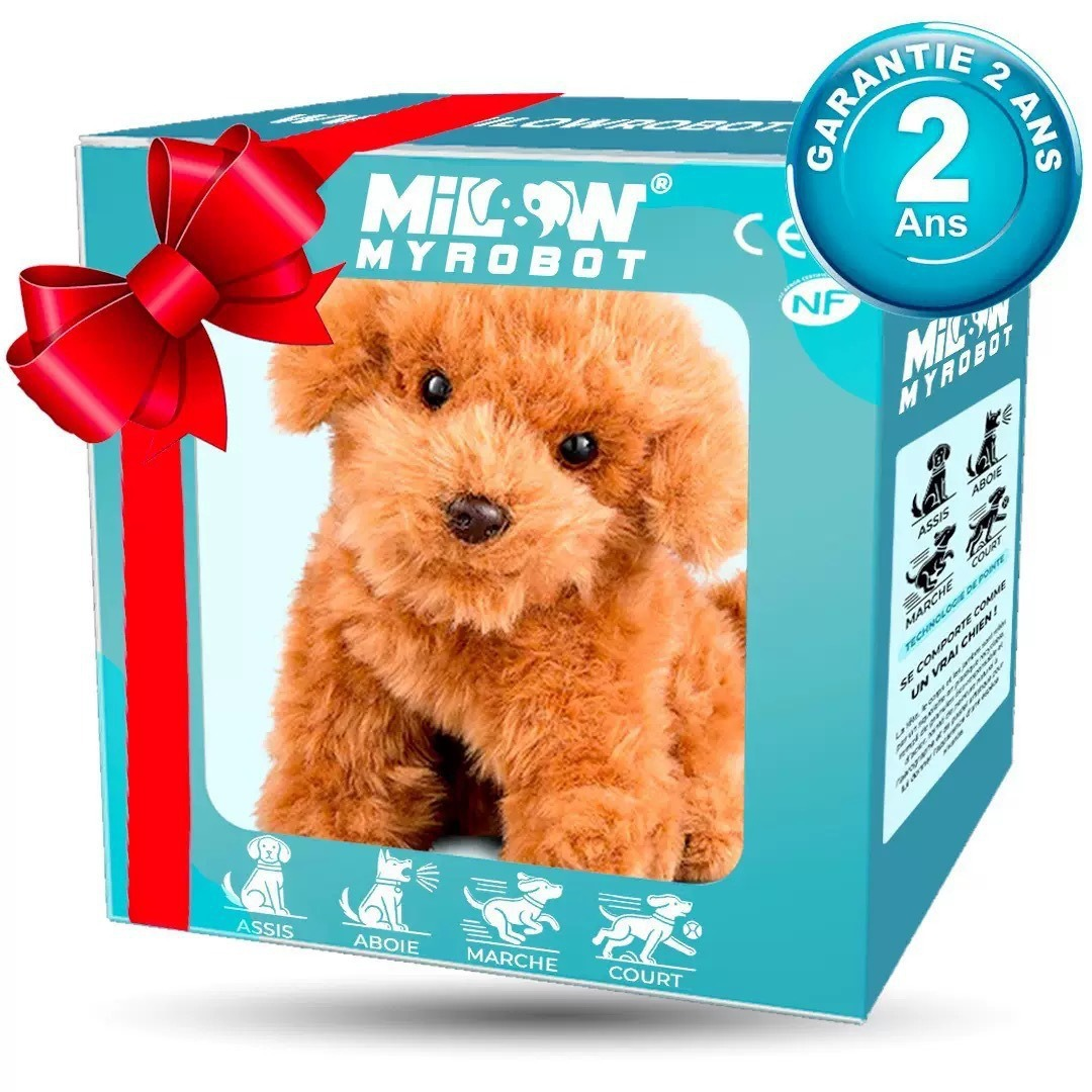 Giocattolo Peluche Cane Interattivo Cucciolo Realistico Morbido e Mobile