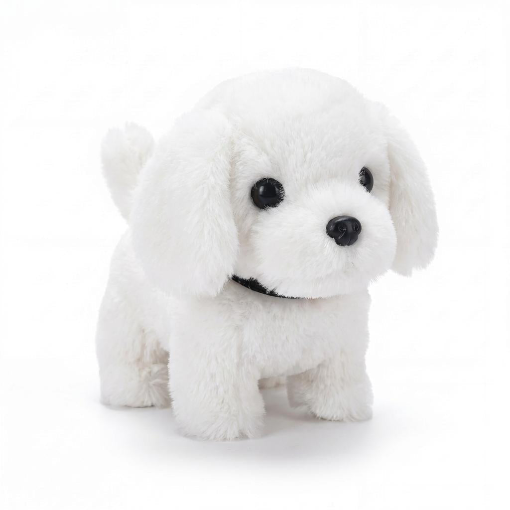 Giocattolo Peluche Cane Interattivo Cucciolo Realistico Morbido e Mobile