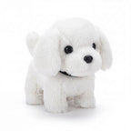 Giocattolo Peluche Cane Interattivo Cucciolo Realistico Morbido e Mobile