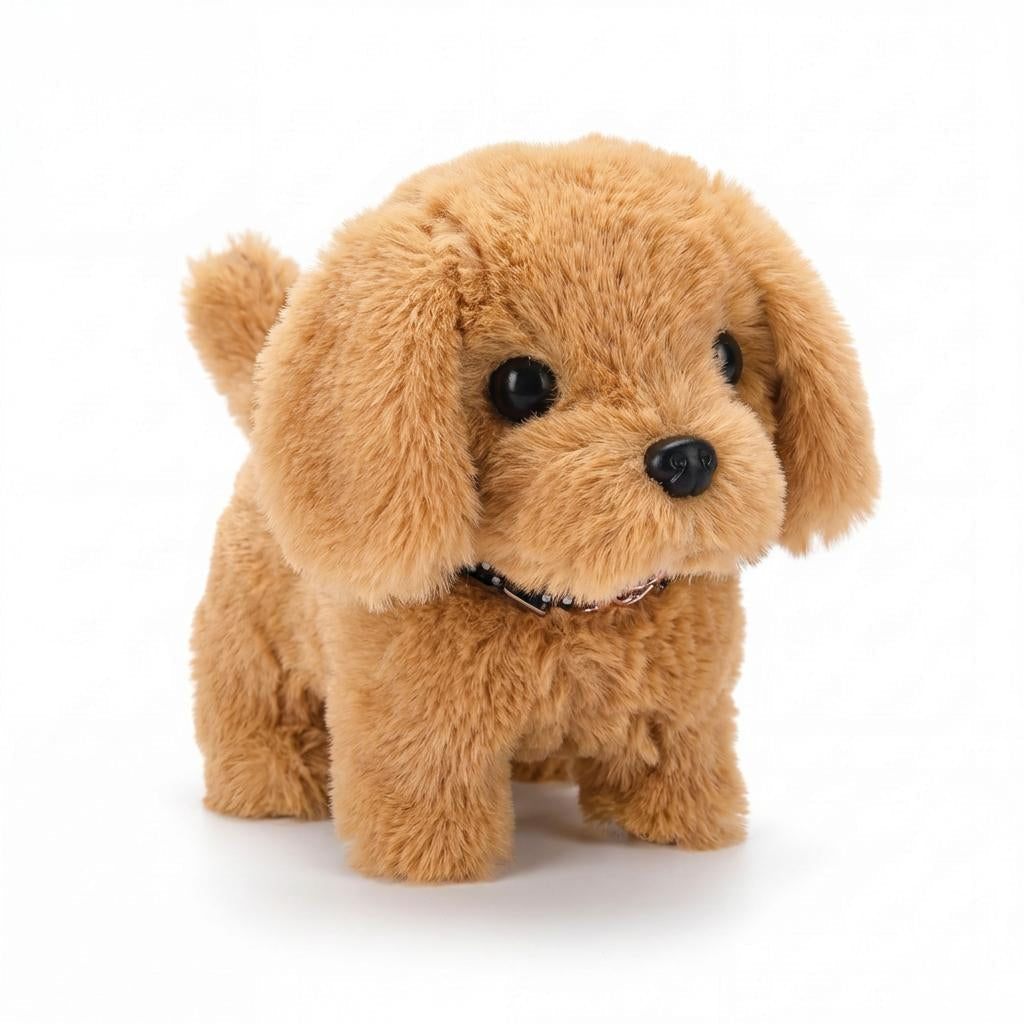 Giocattolo Peluche Cane Interattivo Cucciolo Realistico Morbido e Mobile