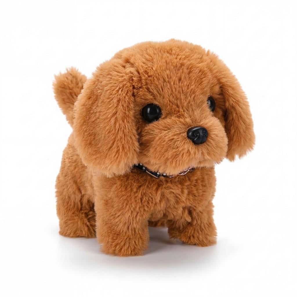 Giocattolo Peluche Cane Interattivo Cucciolo Realistico Morbido e Mobile