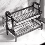 Scolapiatti a Due Livelli – Ordine e Stile in Cucina