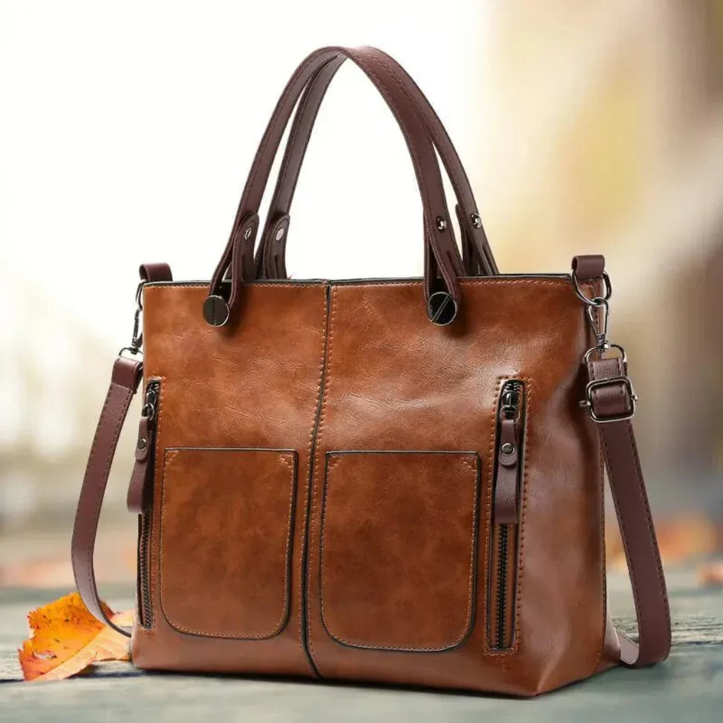 Classica borsa a tracolla in pelle
