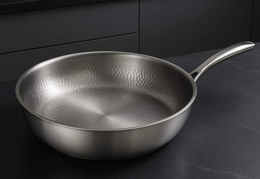 Padella in Titanio Premium per Tutti i Piani Cottura - Cucina in Modo Più Sano e Duraturo