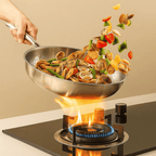 Padella in Titanio Premium per Tutti i Piani Cottura - Cucina in Modo Più Sano e Duraturo
