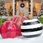 Grandi palline di Natale impermeabili per uso interno ed esterno