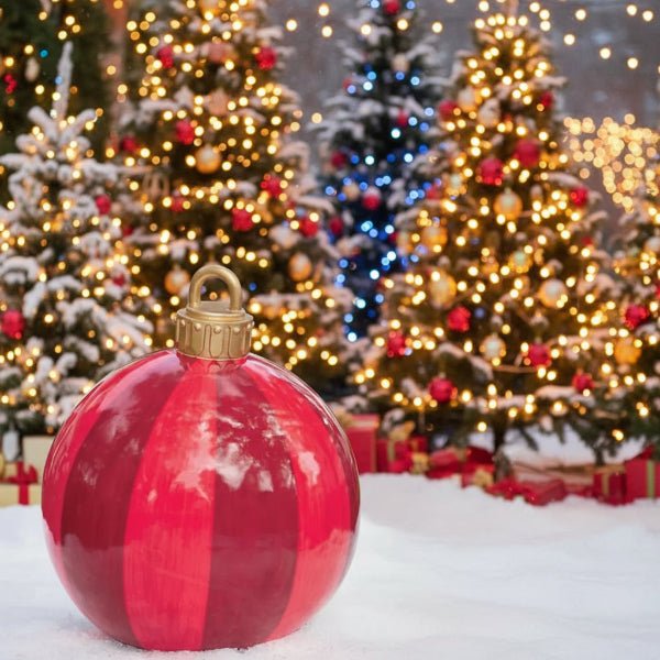 Grandi palline di Natale impermeabili per uso interno ed esterno
