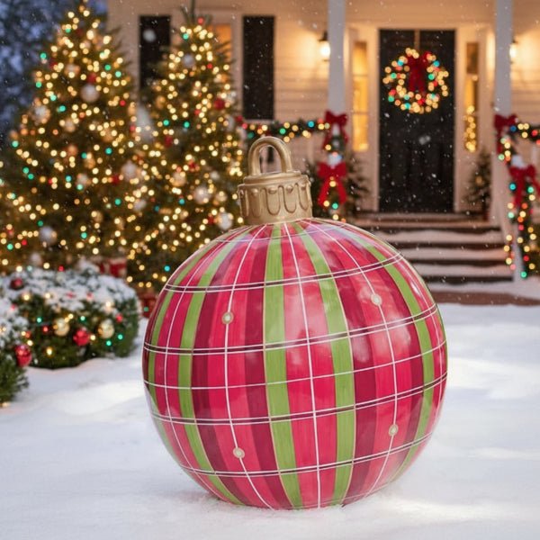 Grandi palline di Natale impermeabili per uso interno ed esterno