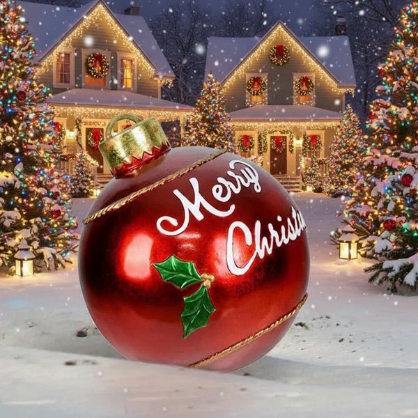 Grandi palline di Natale impermeabili per uso interno ed esterno