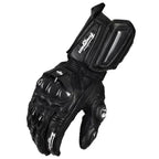 Guanti da moto RidePro Carbon | Antivento e impermeabili | Compatibili con touchscreen | Protettori in vera pelle | Per 