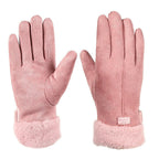 Guanti invernali da donna touchscreen caldi