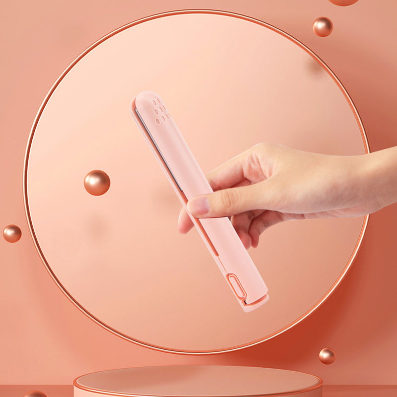 HairFlex – Mini piastra arricciacapelli e lisciacapelli 2-in-1 con rivestimento in ceramica