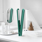 HairFlex – Mini piastra arricciacapelli e lisciacapelli 2-in-1 con rivestimento in ceramica