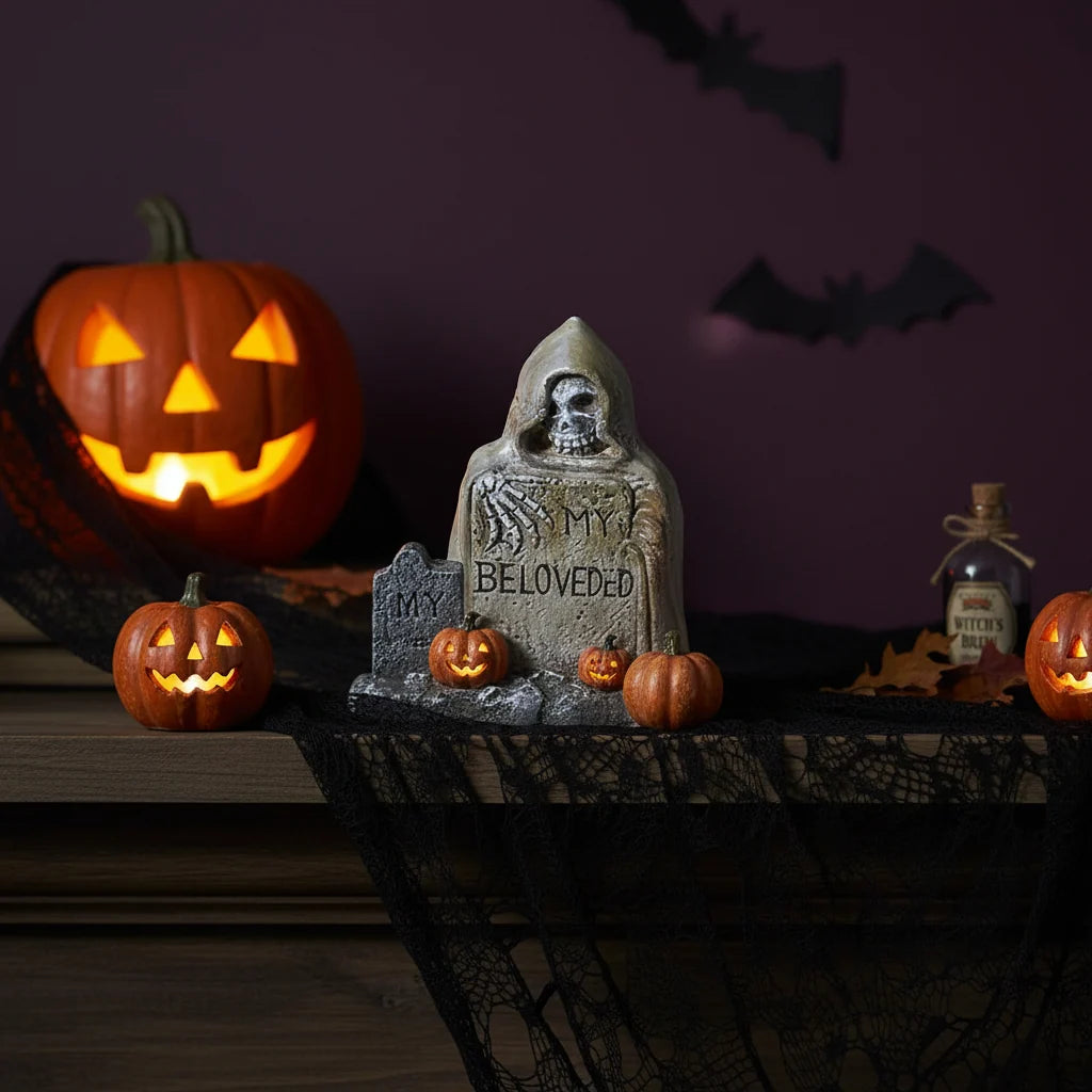 Accessori Halloween Grabstein Dekoration Gruselfiguren