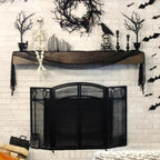 Decorazione di ragnatela di stoffa inquietante di Halloween per feste e case stregate
