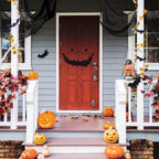 Decorazione in tessuto di garza inquietante di Halloween per la casa stregata da interni ed esterni Jack O Lantern