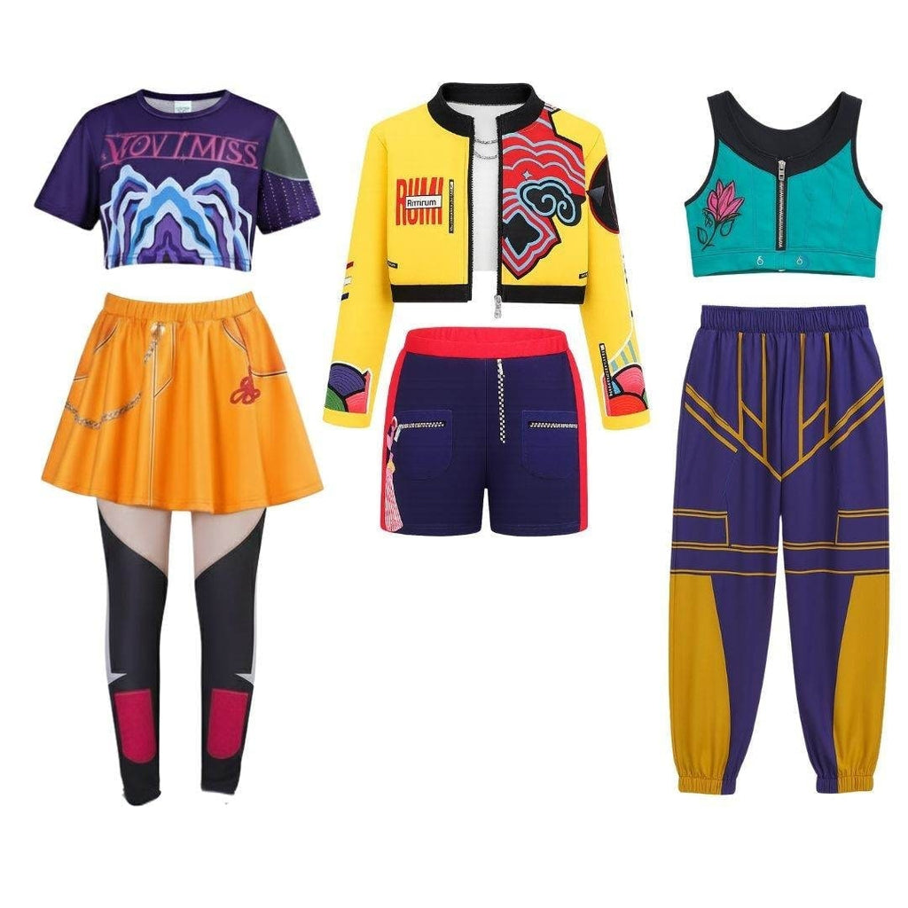 Costume da ballo di Halloween con body da ginnastica e abbigliamento da esibizione di danzatrice del ventre
