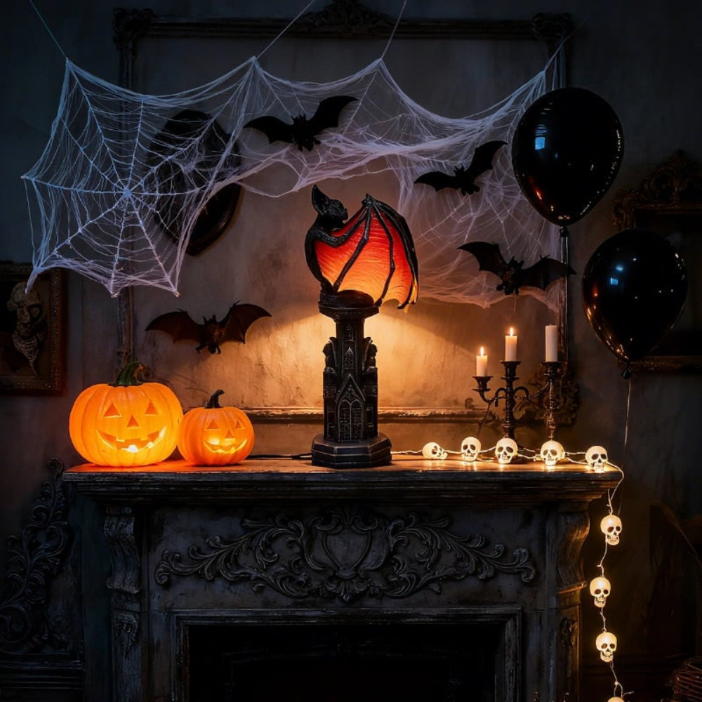 Decorazione di Halloween Fledermauslampe Tischleuchte