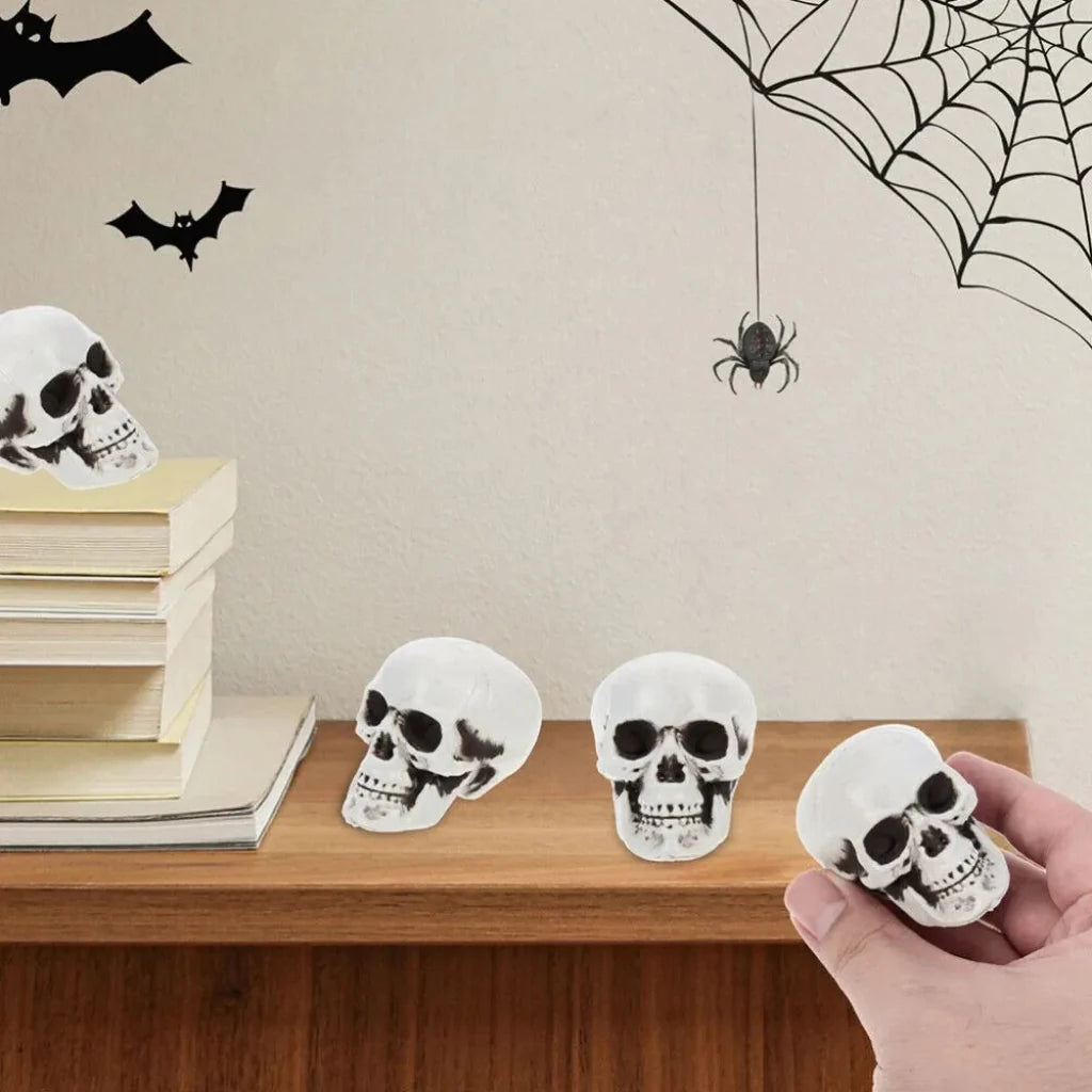 Set Halloween Deko Totenkopf Gruseliger Wohnakzent