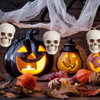 Set Halloween Deko Totenkopf Gruseliger Wohnakzent