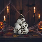 Set Halloween Deko Totenkopf Gruseliger Wohnakzent