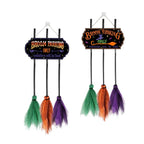 Decorazione di Halloween Besen Parkplatzschild Lustige