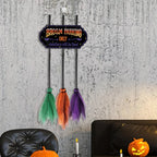 Decorazione di Halloween Besen Parkplatzschild Lustige