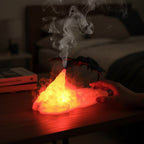 Lampada LED Feuer Dekoration Drachen Nachtlicht di Halloween