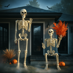 Figura di scheletro di Halloween Deko XXL da esterno