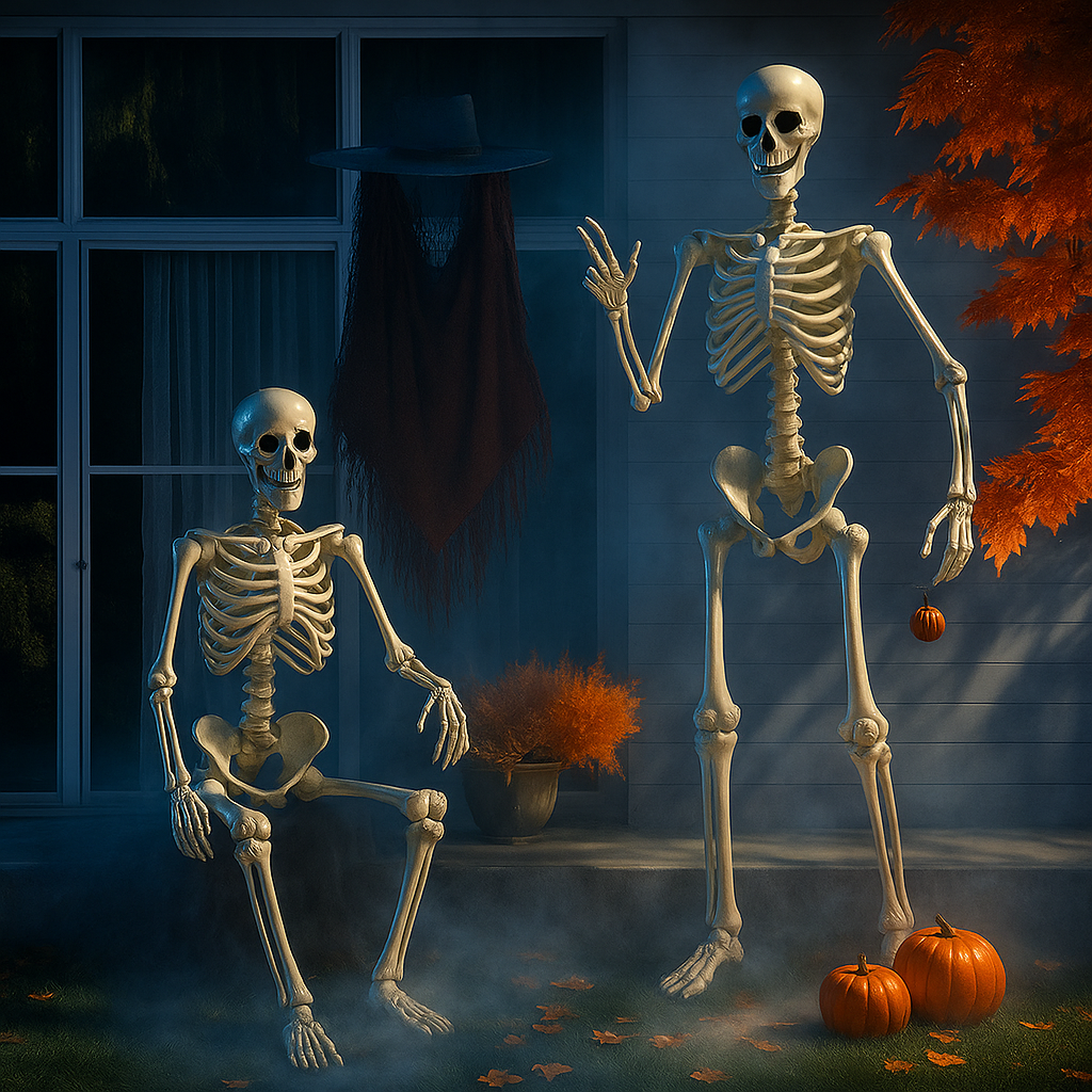 Figura di scheletro di Halloween Deko XXL da esterno