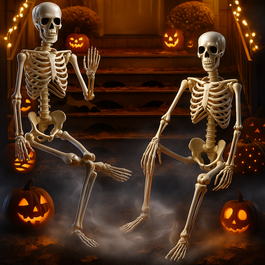 Figura di scheletro di Halloween Deko XXL da esterno