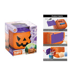 Macchina per bolle di zucca di Halloween e soffiatore con luci a LED per decorazioni per feste all'aperto